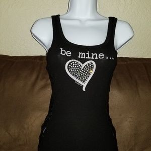 bebe Black tank Size S